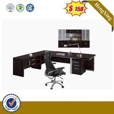 L Shape Executive Table MDF MFC Wooden Modern Office Furniture