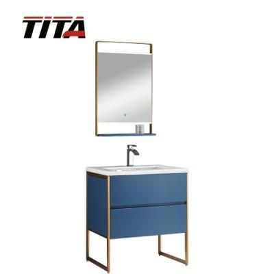 Antique Bathroom Vanity Cabinet Furniture with LED Mirror TM8330-80