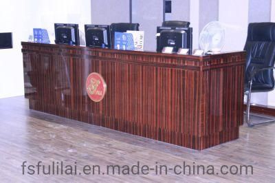 Manufactory for Good Design and Nice Hotel Furniture of Wooden Stainless Steel Flower Table Console Counter Table