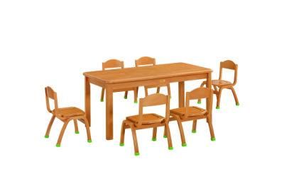 Solid Wood Beech Wood Kids Table, Kids Game Playing Table, Children Table, Preschool Furniture Table