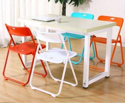 Metal Powder Coating Furniture Office Plastic Training Folding Chair