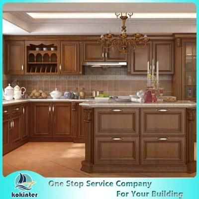 MDF/MFC/Plywood Particle Board European Kitchen Cabinets of Kok005