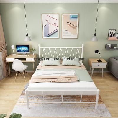 Modern Children Bedroom Furniture Modern Iron Base Double Bed