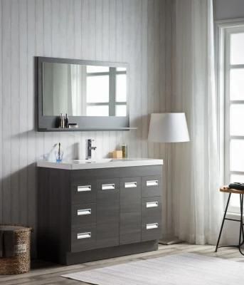 48&quot; Grey Oak Free Standing Modern Bathroom Vanity