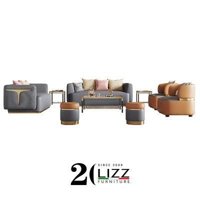 Dubai Luxury Home Furniture Living Room Fabric Sofa Set