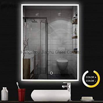 5mm White Color Touch Sensor Bathroom Lighted LED Bathroom Mirror