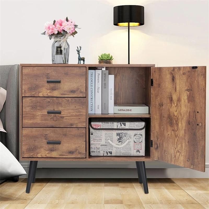 Console Table Home Furniture Wood Modern Living Room Cabinet