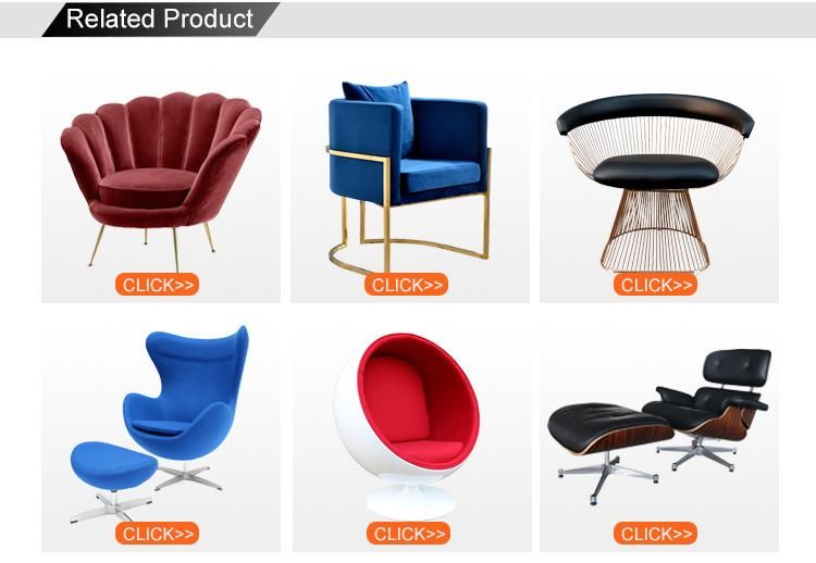 Modern Living Room Single Velvet Armchair Office Accent Chair