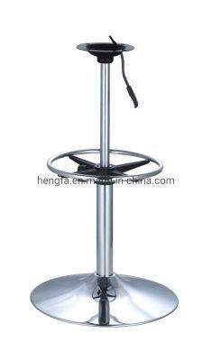 Cafe Restaurant Furniture Stainless Steel Base Bar Chairs