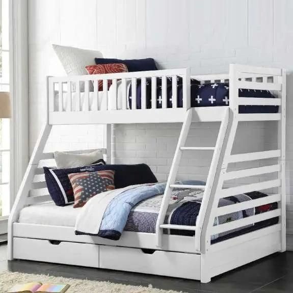 High Quality Wooden Bunk Bed Children Double Wooden Bed
