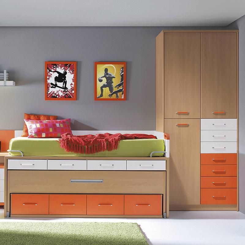 Dormitory Steel Kids Bunk Beds Children Bedroom Furniture Metal Loft Double Bed Furniture