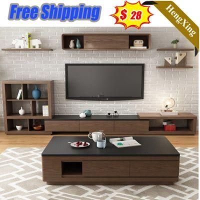 Modern Home Furniture Living Room Center Wall TV Cabinet Coffee Table Wooden Hotel Office Living Room Home Furniture