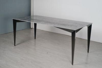 Custom Wholesale Modern Contemporary Metal Frame Dining Tables