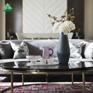 Luxury Villa Living Room Furniture Sets Tea Table Sofa Sets Single Sofa