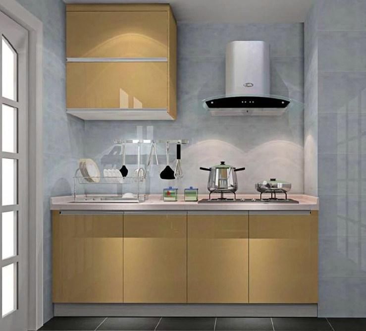 E0 Chipboard Kitchen Cabinet as Customized