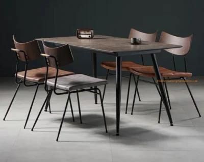 Modern Popular Simple Design Chair Furniture Hotel Chair Furniture Metal Chair Steel Coating Dining Chair
