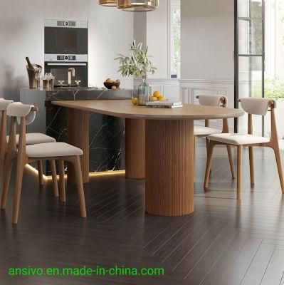 Scandinavian Design Wood Dining Table Dining Room Furniture Modern Style Home Furniture Solid Wooden