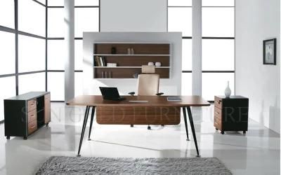 Fashion Panel Office Desk, Classical Steel Desk, Sz-Od173