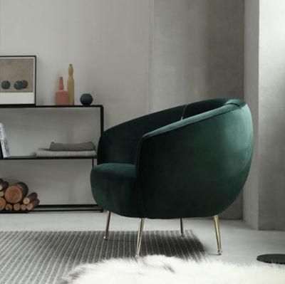 Modern Home Furniture Single Sofa Chair Optional Color Fabric Living Room Chairs