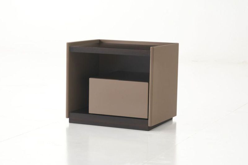 FL62 Night Stand /Eucalyptus Veneer / Steel Base Coating /Italian Modern Furniture Home and Hotel