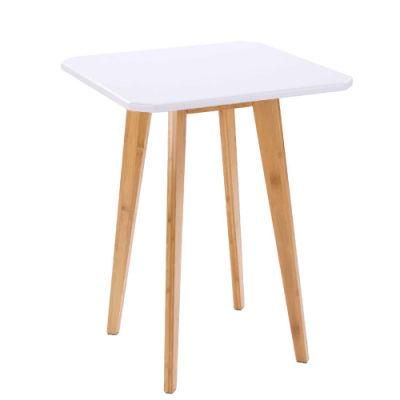 Bamboo Coffee Tea Square Table for Living Room