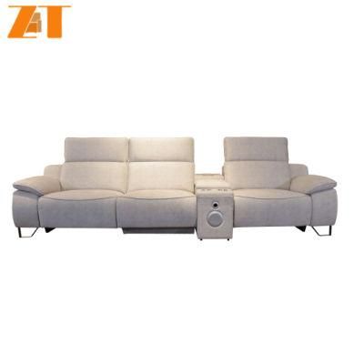New Arrival Smart Electric Recliner Sofa with Charge Port and Speakers Functions European Sofa