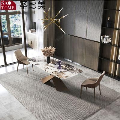Modern Dining Room Furniture High-Grade X-Shaped Base Dining Table