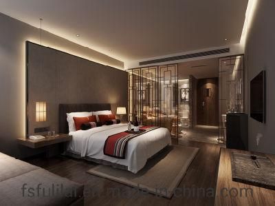 Custom Made Modern Commercial Wooden Hotel Bedroom Living Room Furniture for Apartment 2021