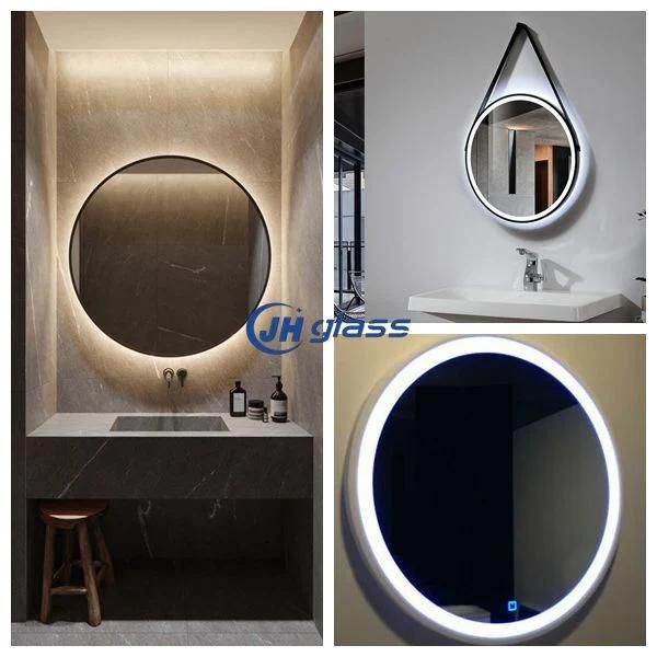 Model Hotel Waterproof Design Bathroom Furniture LED Makeup Mirror for Home Decoration