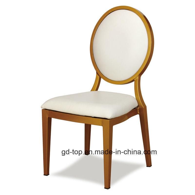 Foshan Wholesale Metal Aluminum Stacking Hotel Restaurant Banquet Chair