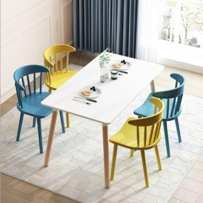 Wholesale China Home Furniture Modern Nordic Design Stackable Cheap Dining Plastic Chair