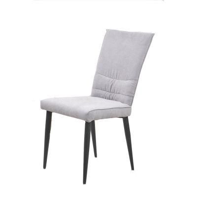Colorful Modern Dining Room High Back White Upholstered Dining Chair